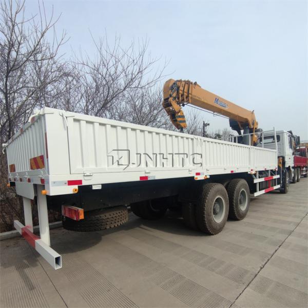 SHACMAN Lorry Truck Mounted Knuckle Boom Cranes 10 Ton