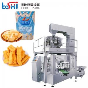 China Automatic Snack Chips Dried Beef Meat Food Stand Up Pouch With Zipper Packing Machine wholesale