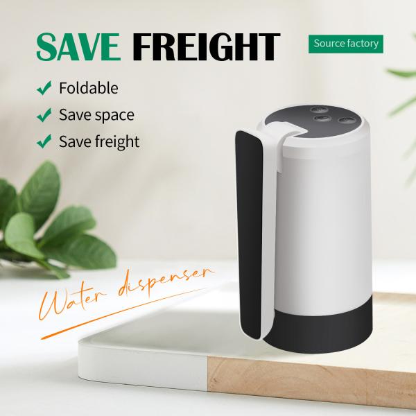 White Black 800mah Automatic Electric Water Pump Dispenser