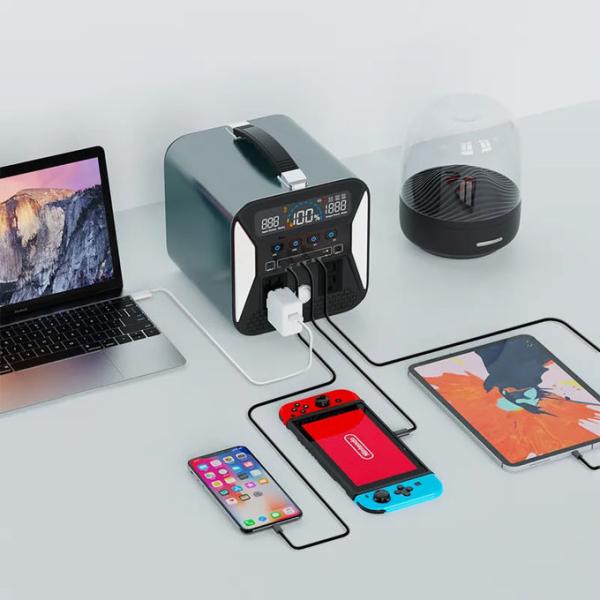 Outdoor Big Size Camping Lithium Portable Power Station High Capacity 300w 500w 1000w Cell 3