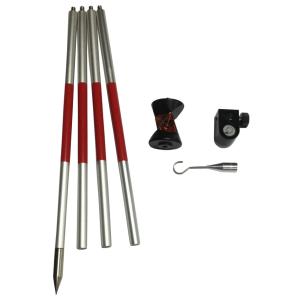 GRZ101 Survey Mini Prism ATR Total Station Pole Wild Stub