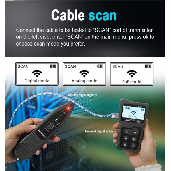 High Quality LCD Backlight Cable Continuity Tester Anti-interference Network Tools Multi Function Line Finder Digital Multimeter