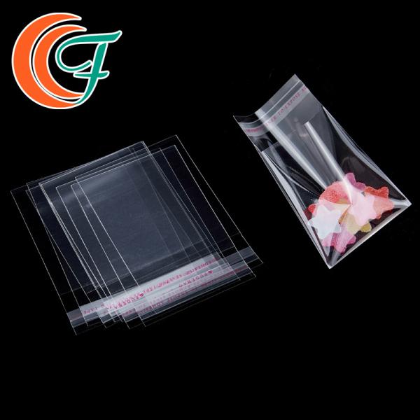 Custom Printing OPP Packaging Bag Gift Food Grade Self Adhesive Clear