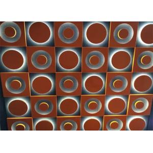 China Home Theater Acoustic Wall Panels , Decorative Wall Light Panels 9mm / 12mm on sale