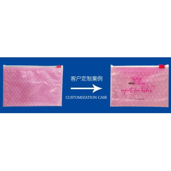 Bubble k bag/bubble slider bag/bubble zipper bag customize color size printing,Bubble Padded Bag EPE/PO Film Bag E