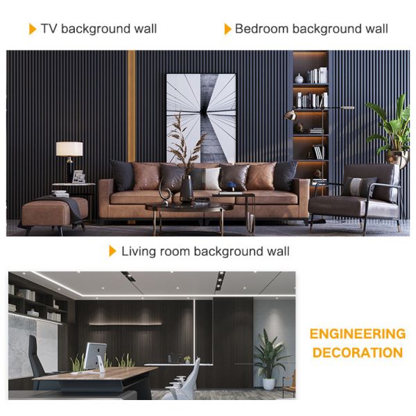 Environmental Protection Wall Panel Wood Grille Groove Solid Wood Wall Panel