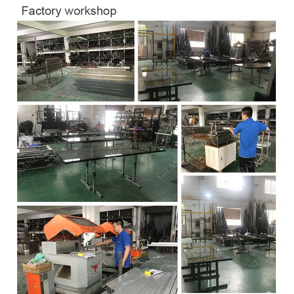 10 Year Warranty Wholesale Exterior Patio Grey Black Folding Aluminum Frame Glass 2+2 Open Bi Fold Door in China