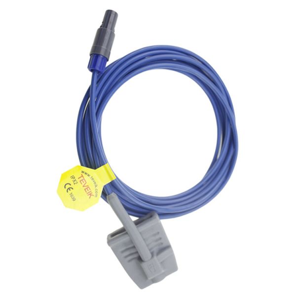 reusable spo2 sensor for Contec patient monitor Adult pediatric finger clip 3ft DB 7pin spo2 sensor cable