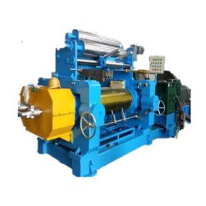 China 90KW Two Roll Rubber Mixing Mill Machine Craftsmanship Open Mill Rubber Mixing wholesale