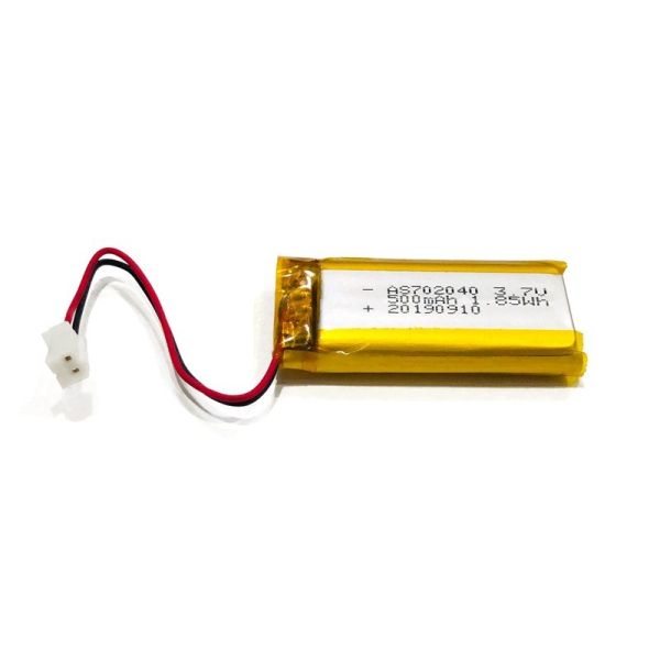 NMC 500mAh 3.7 V Lithium Polymer Battery For Portable Source