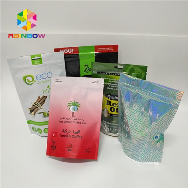Resealable Foil Pouch Packaging Stand Up Body Sugar Scrub Sea Salt Bags Heat Seal