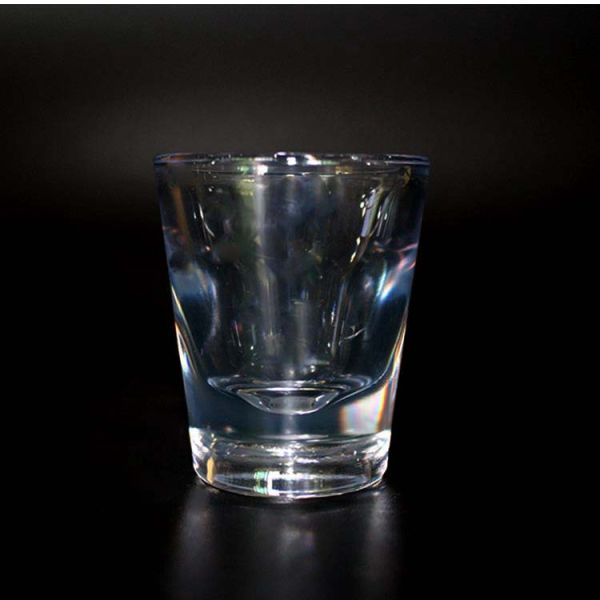 1oz Plastic Whisky Glasses With Heavy Base Clear Plastic Shot Cups
