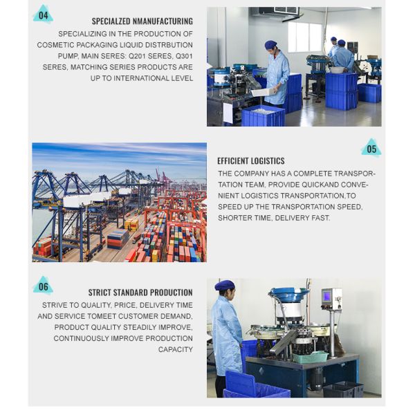 33-410 Plastic Pump Dispenser Tops 4CC For Lotion Pump Bottle