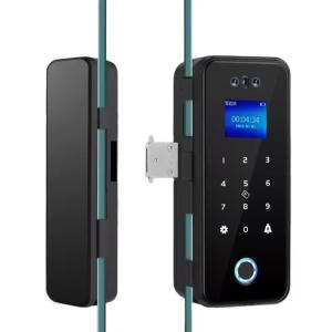 China IC Card Electric Door Lock Digital Smart Door Lock Waterproof Glass Door on sale