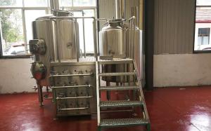 China Stainless Steel 500L Craft Mini Brewery Equipment With 2 Refrigeration Machine wholesale