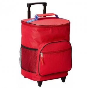 China Custom Logo Shopping Storage Trolley Cooler Bag Trolley Cart Cooler Bag wholesale