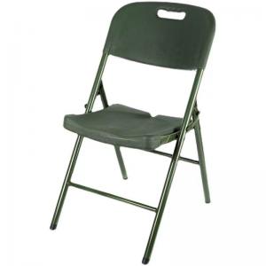 China Military Chair Blow Molding Outdoor Portable Conference Folding Chair Camping Leisure Chair wholesale