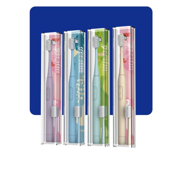 Dry Cell Sonic Battery Operated Toothbrush Dupont Bristles Waterproof For Adults