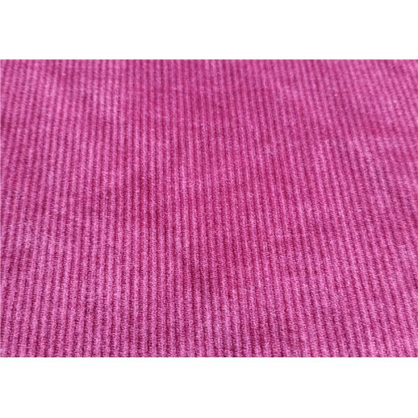 Manufacturer AB Yarn Pin Strip Fabric For Dress / Jersey Velvet Super Soft Spandex Fabric