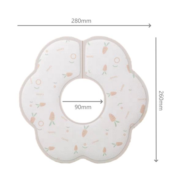 Adjustable Snap Disposable Baby Dribble Bibs Saliva Sanitary Easy Clean Discreet
