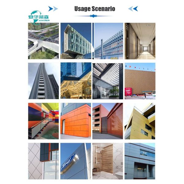 House Construction Marble ACP 1220x2440mm Building Materials Aluminum Composite Sheet