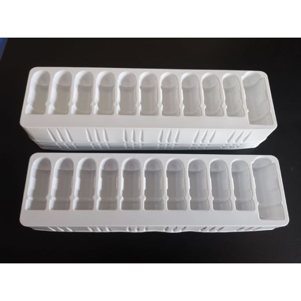 Medical 2ml Bottles Packaging PVC Transparent Blister Trays In Stock 3