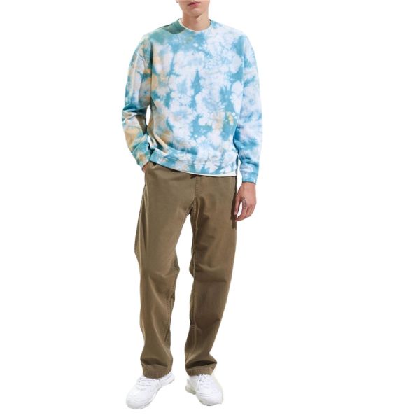Autumn Plain Crew Neck Sweatshirt Mens Tie Dye Sweatshirts