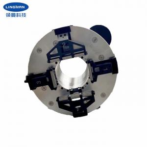 China Pneumatic Rotary Chuck Main 4 Jaw Rotary Laser Chuck For Tube Cutter wholesale
