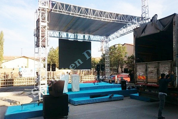outdoor rental led screen for stage