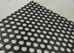 Black Electro Perforated Mesh Sheet With Square Hole