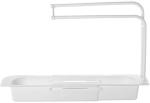 Pp Telescopic Sink Shelf / Expandable Storage Drain Basket Customizing