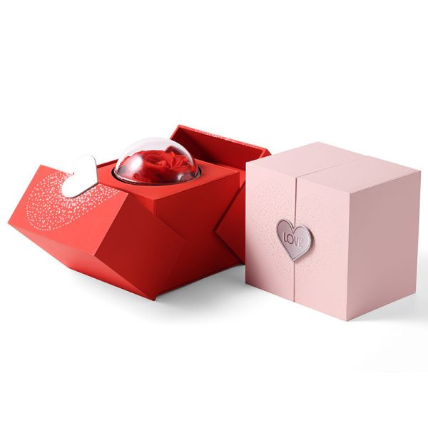 Personalised Magnetic Wedding Gift Jewellery Presentation Box Recycled