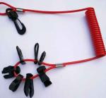 Solid Black 3.0mm dia line Extendable Strap Customized Jet Ski Safety Hand