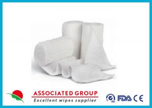 China Stretch Cotton Gauze Bandage Rolls , X Ray Detectable Bandages wholesale