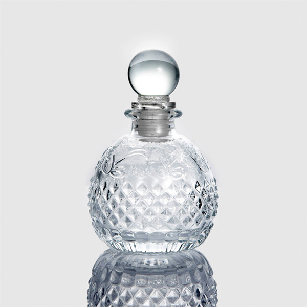 Transaprent Clear Glass Aroma Diffuser Bottle Decorative Reed Car 100ml