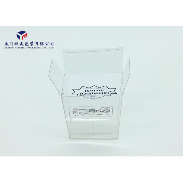 Rectangle Shape Clear Plastic Box Packaging PET Plastic Box PVC Box 7X3.5X11cm