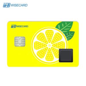 China Pin Code Secure Biometric EMV Card For Business Solution on sale