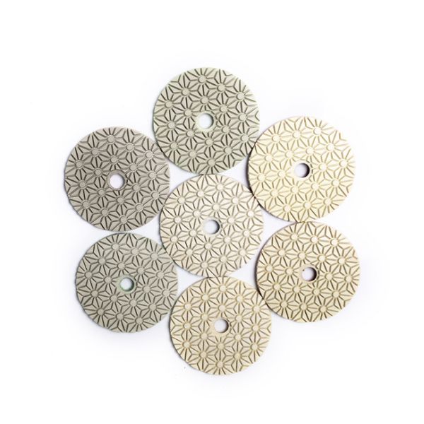 100mm White Polishing Pad Diamond Wet Polishing Pad For Floor