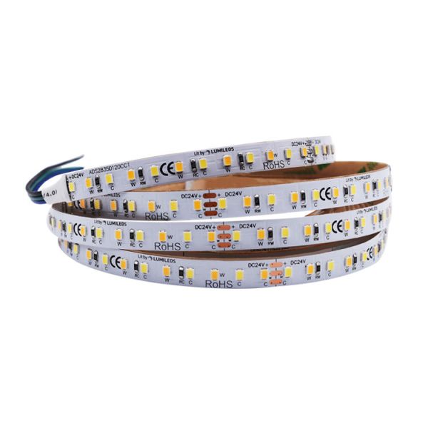 Dynamic Tunable White LED Strip Light 12V Waterproof