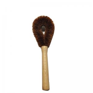 China Sisal Household Cleaning Brushes 23.5cm Natural Kitchen Scrub Brush wholesale