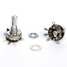 China Single Turn Carbon Composition Potentiometer Rotary Type With Switch RV17-K2 wholesale