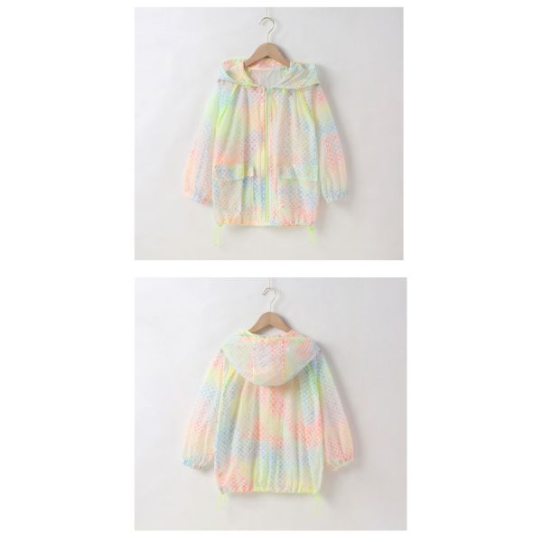Children Sun Protective Clothing Light Breathable Hooded For Girls