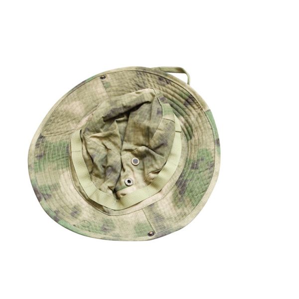 Polyester Cotton Fabric Mens Military Cap Fishing Hats With Adjustable Strap