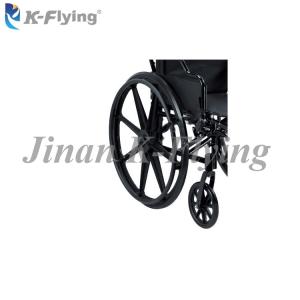 Height Adjustable Aluminum Foldable Manual Wheelchair For Disabled Adult