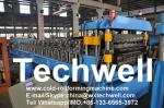 Automatic PLC Control Dual Level Roll Forming Machine With Manual / Automatic