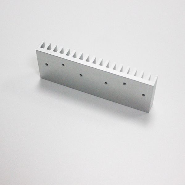 CNC Surface Anodizing Clear Pin Aluminum Profile Heat Sink With Rosh 0.05 Flatness