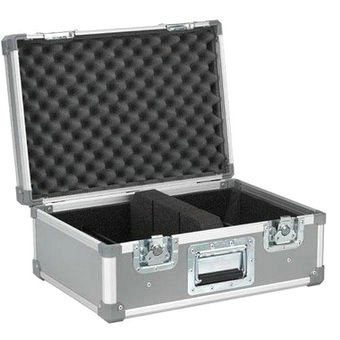 50*50*25CM Silver Color Gery Foam With 9mm Plywood And 1mm Thickness Aluminum Tool Cases With 3'' Wheels