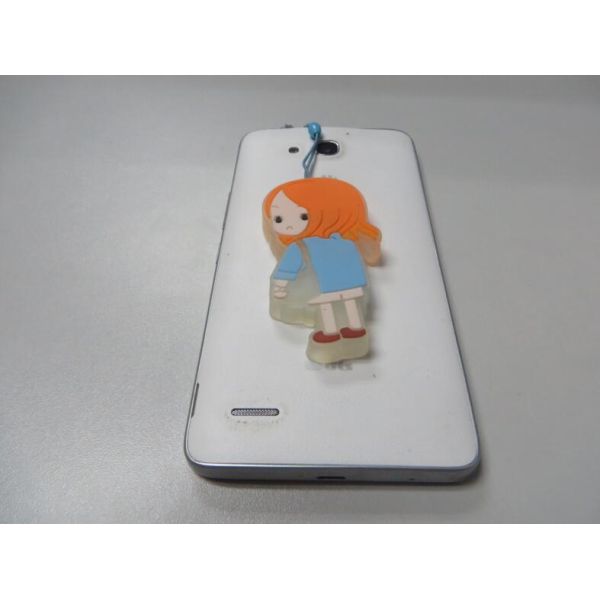 Custom 2d/3d Soft PVC Cartoon Figures Shape With Durable Elastic Lanyard For Mobile Phone Accessories