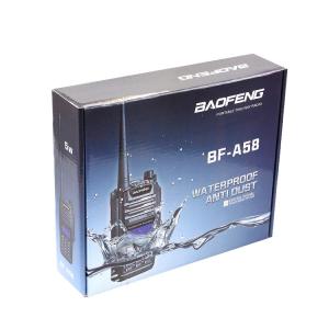 BF A58 IP67 Ham Two Way Radio Walkie Talkie 10KM Range Dual Band 136-174/400-520MHz