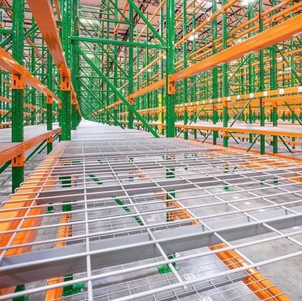 Wire Mesh Rack Decking 1.5mm 1.8mm 2.0mm Thickness , Warehouse Wire Decking